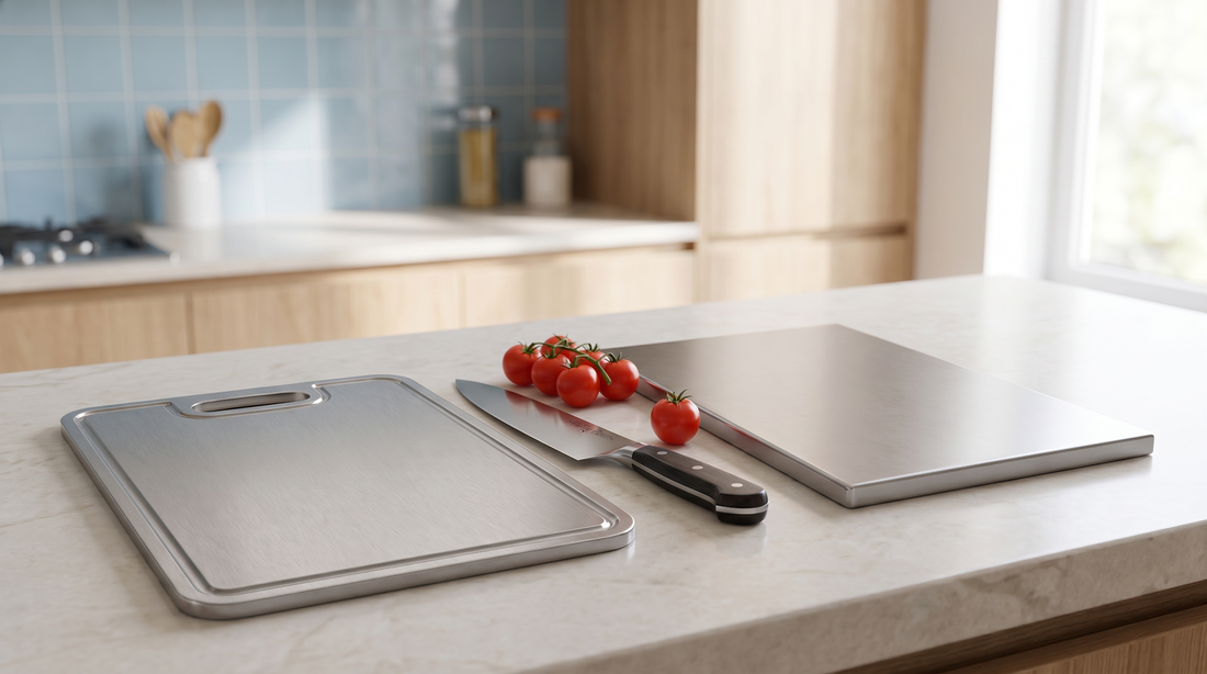 Which Is Better: Titanium or Stainless Steel Cutting Boards?