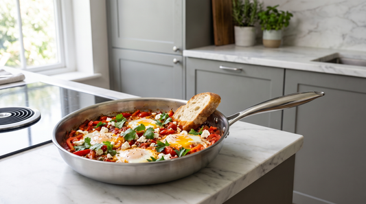 Easy Shakshuka in a Titanium Pan