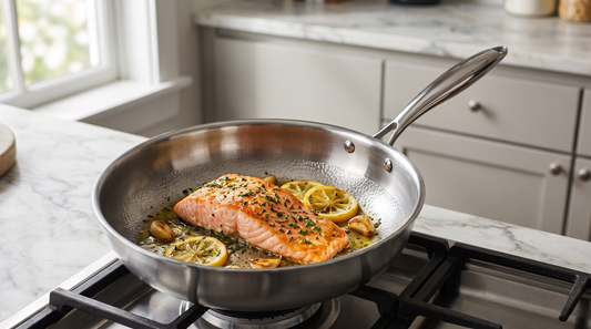 One-Pan Lemon Garlic Salmon (Titanium Pan Recipe)