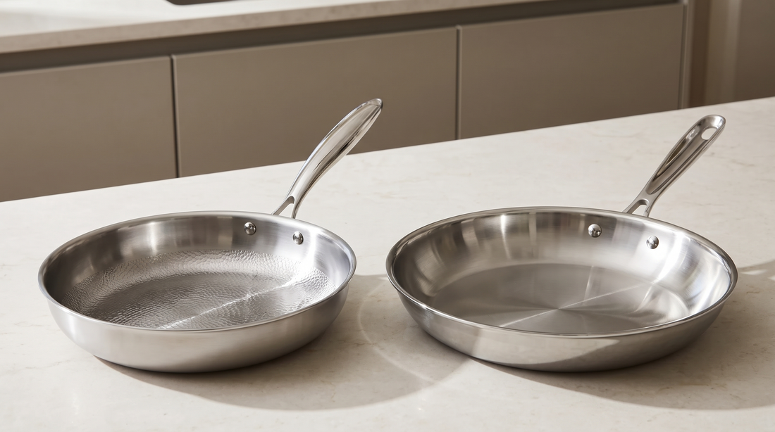 Pure Titanium Pro Hammered Pan vs. All-Clad