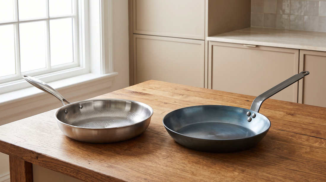 Titanium vs. Carbon Steel Pans Compared