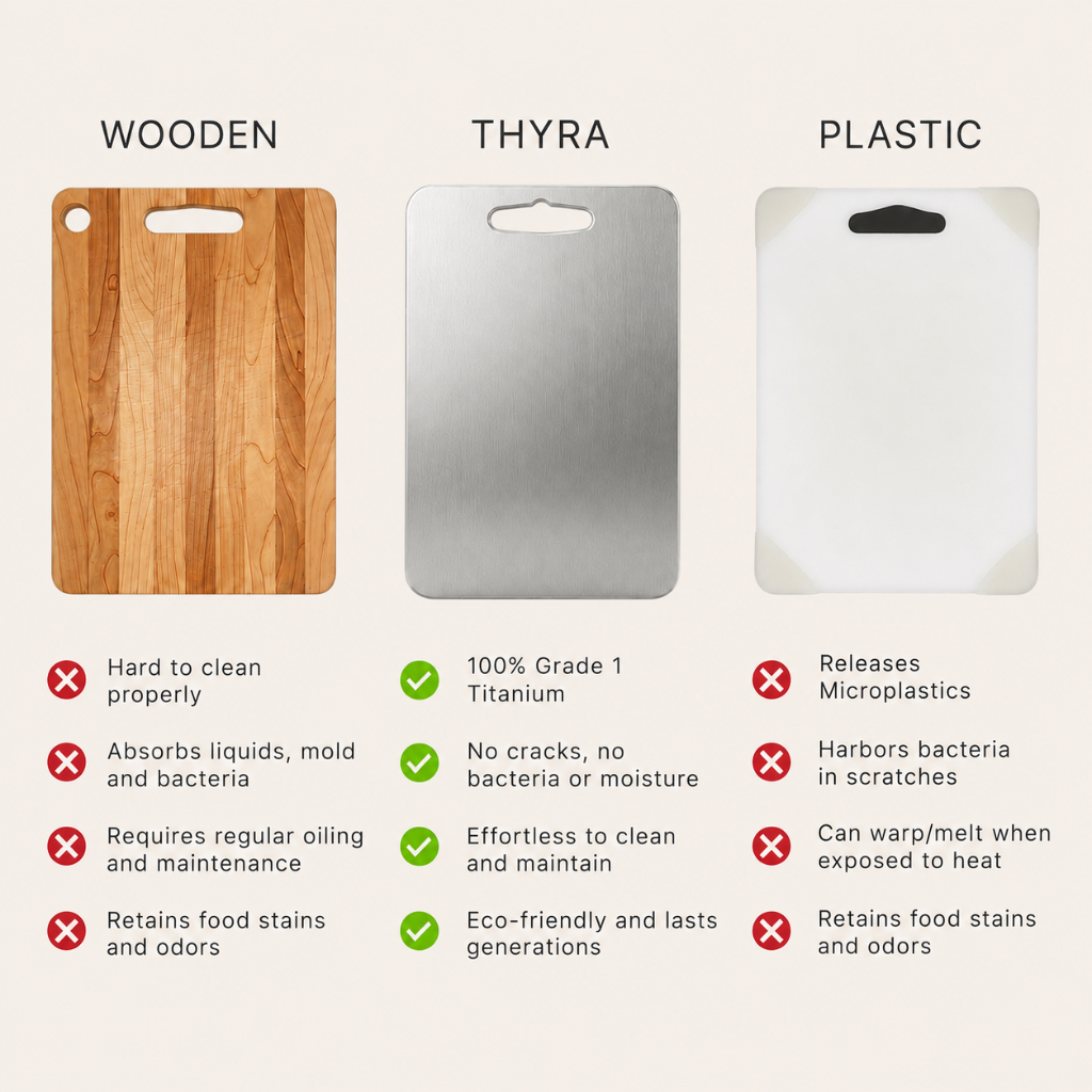 Pure Titanium Cutting Board V1