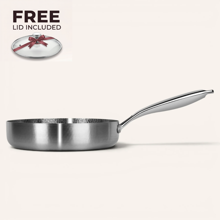 Pure Titanium Hammered Deep Pan