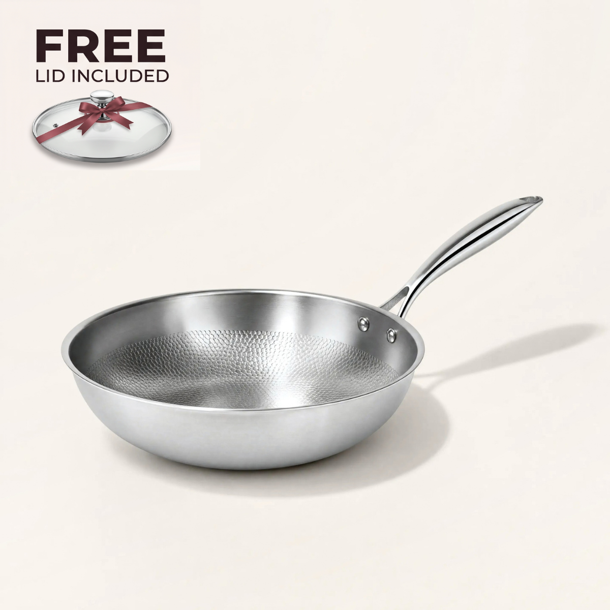 Pure Titanium Wok Pan Pro