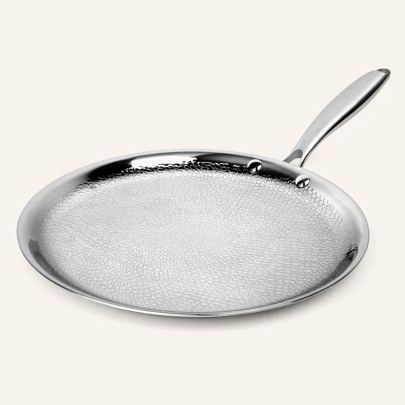Pure Titanium Hammered Crêpe Pan Pro