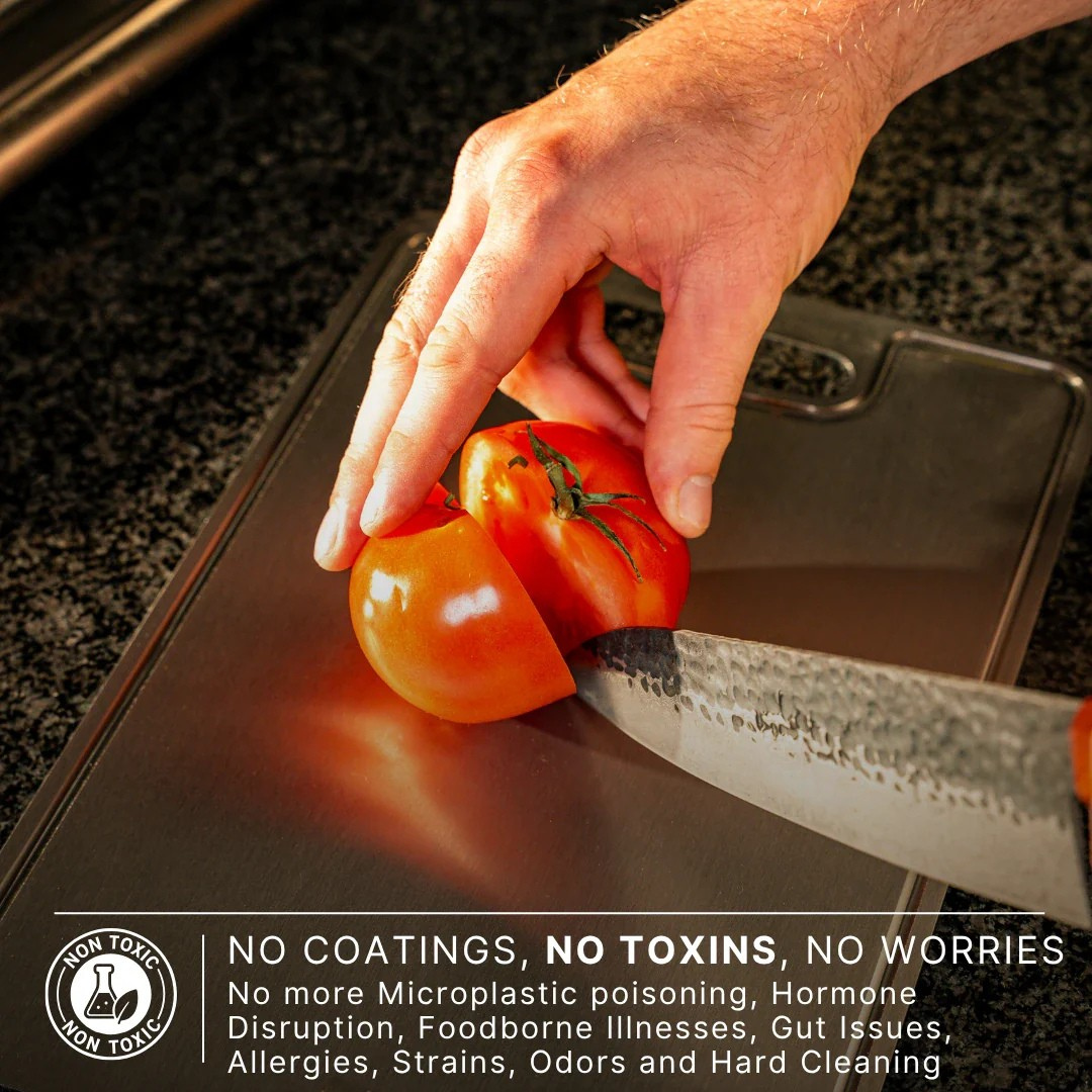 Pure Titanium Cutting Board V2 Bundle