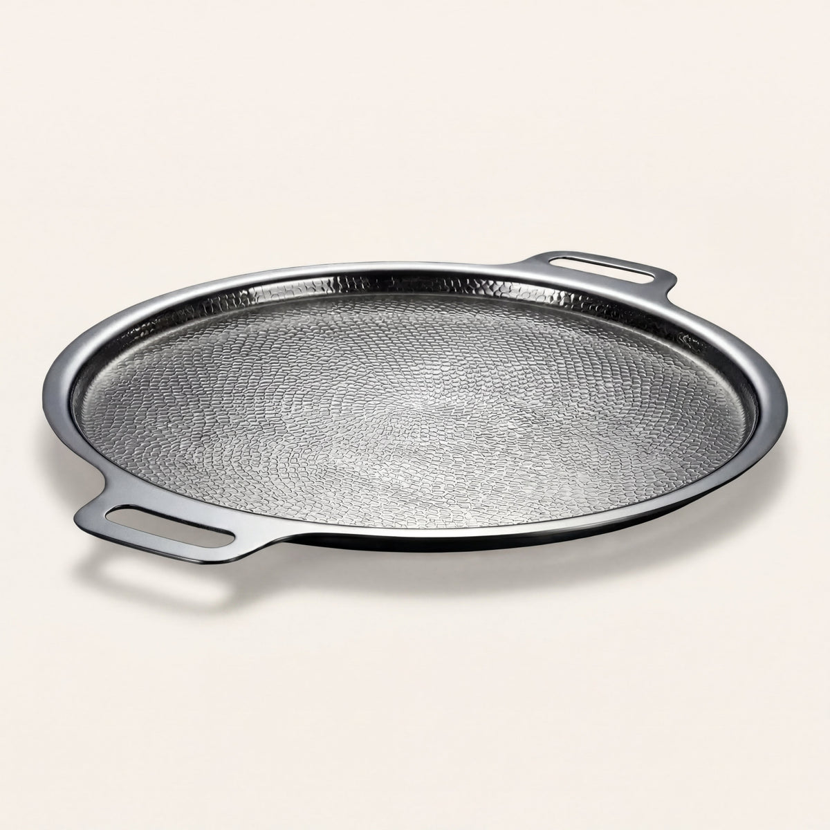 Pure Titanium Hammered Pizza Steel