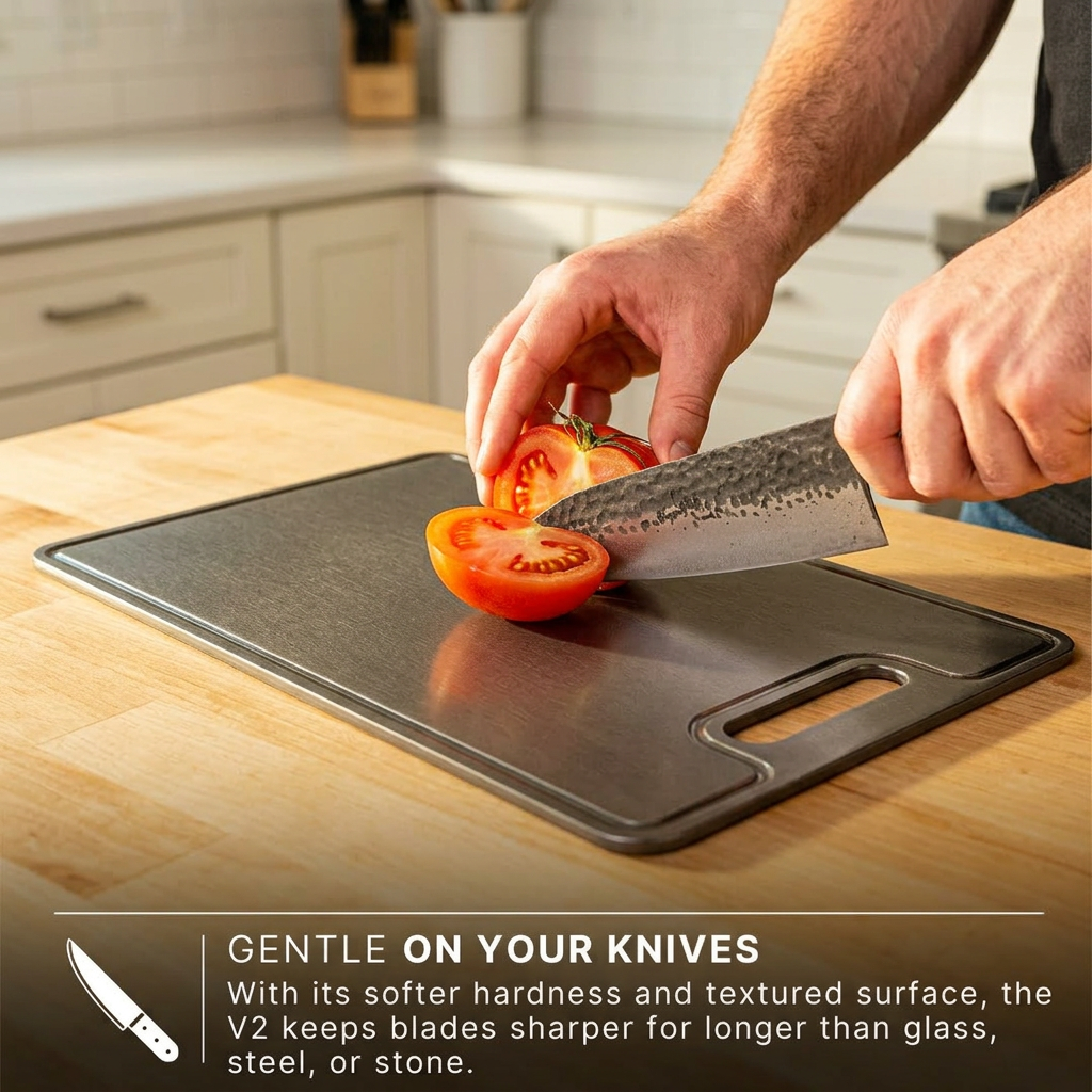 Pure Titanium Cutting Board V2 Bundle