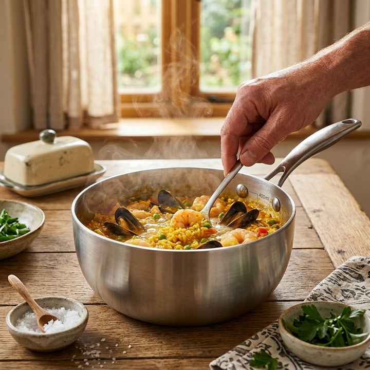 Pure Titanium Sauté Pan Pro