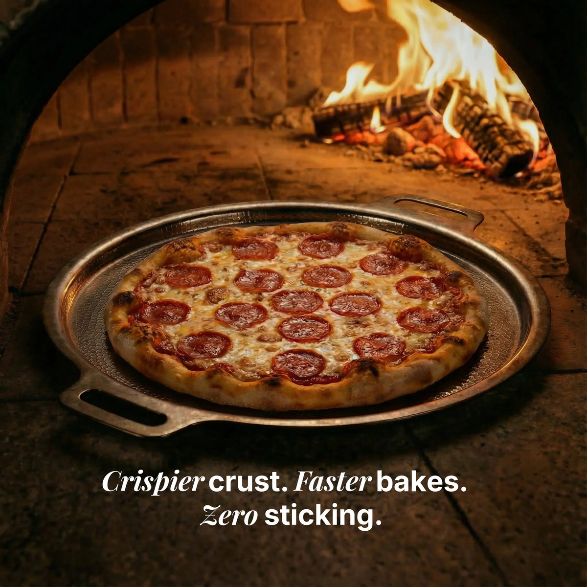 Pure Titanium Hammered Pizza Steel